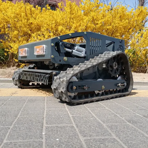 EPA Industrial Grade Gasoline Powered Cordless Engine Small Size Light Weight Radio Control Mowing Robot Lawn Mower Crawler