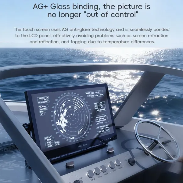 21.5 Inch IP68 Waterproof Industrial Touch Screen Monitor 1500nits Outdoor Marine LCD Display Fish Finder LCD Monitors photo-3