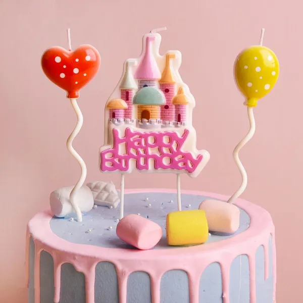 Custom Mix and Match Alphabet Number Special Shapes Birthday Party Candles for Cake Decorations Food Safe Contact