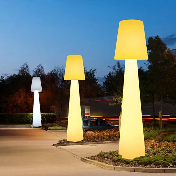 Standing Floor Lamp Outdoor Waterproof Floor Led Light Newly Design Led Luxury Floor Lamp Garden Lights Bar Led Solar photo-2
