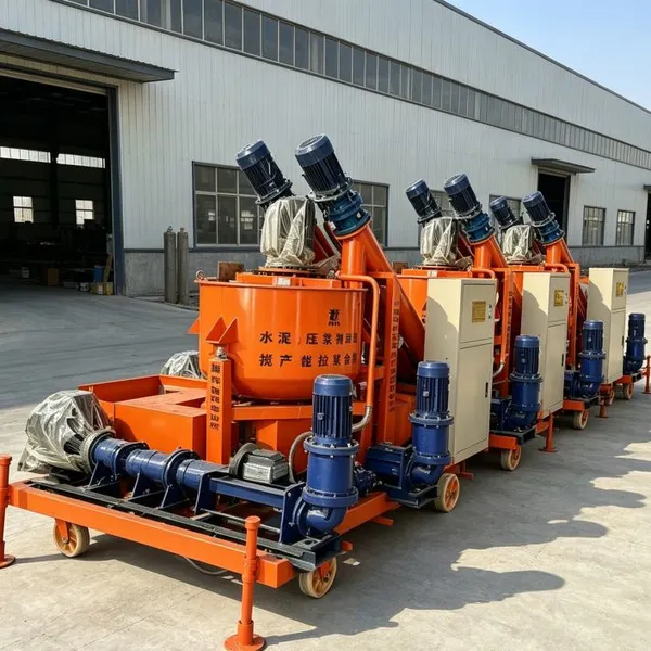 Cement Grout Pump with Adjustable Flow for Maintenance Re-grouting Work