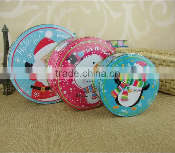 Round Metal Gift Tin Box photo-4