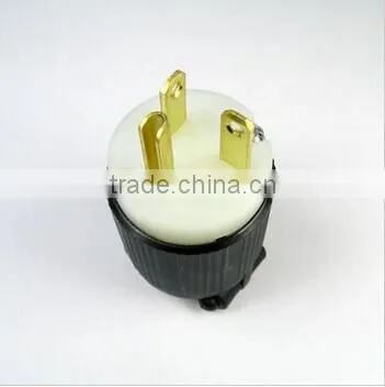 UL Listed Thermoplastic Nema 5-20P Plug/electrical Extension Plug/Nylon Plug photo-2