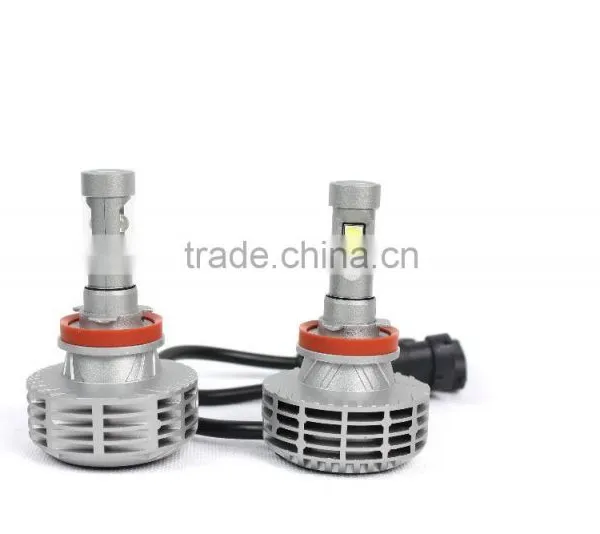 Lanseko 2015 Newest G6 Fanless All in One 5 Color DIY Freely h8 Auto Led Headlight Bulbs 12v 35w photo-2
