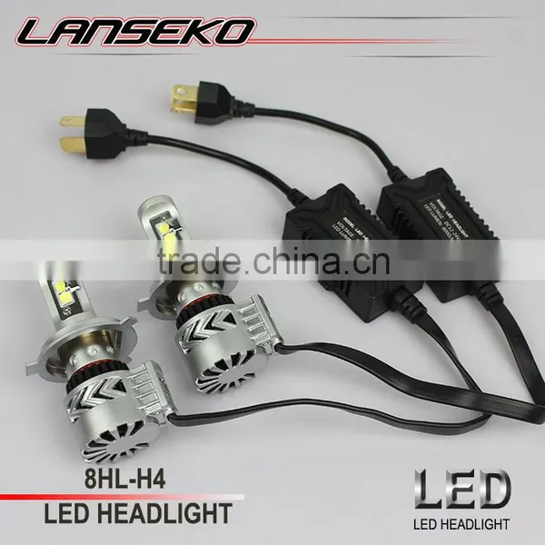 High Quality 8HL h4 3000lm Car Led C-ree Headlight Mini Size Easy Instsllation