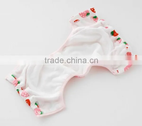 100% Polyester Infant Products High Quality Underwear Potty Baby Training Pants Six Layered Absorption Kids Toddler Wholesale photo-4