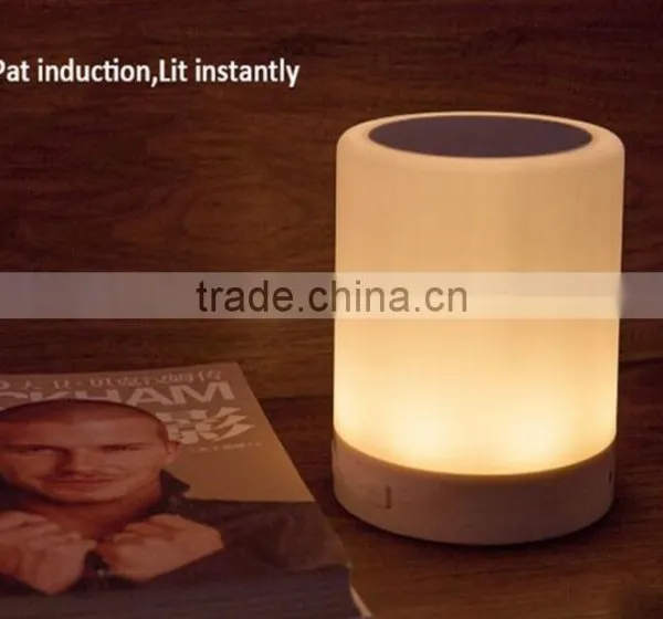 Smart Night Light Indoor Bed Bedside Lamp Music Lights Touch Control Bluetooth photo-3