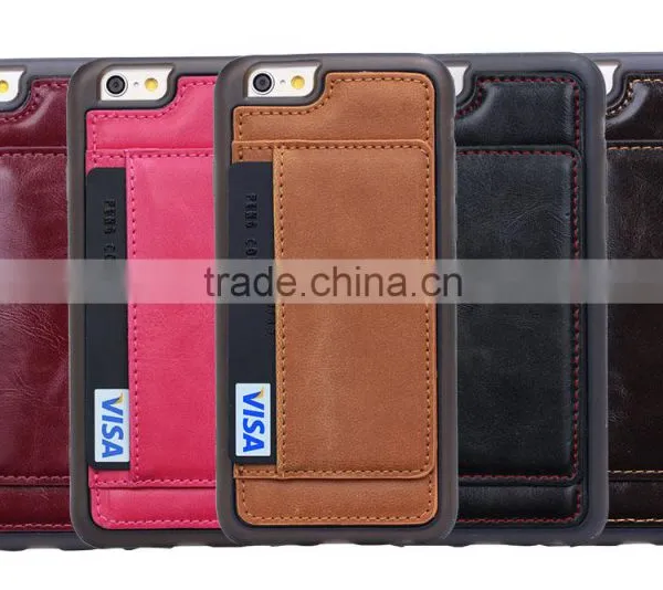 New Design PC TPU PU Moblile Phone Case, Mobile Phone Back Cover, With Card Slot Phone Case photo-3