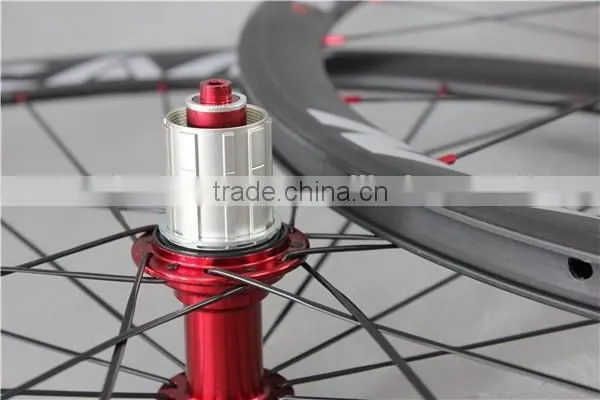 ICAN Road Bike Wheels Cabron Clincher UD-matt Bike Wheelset 38C photo-6