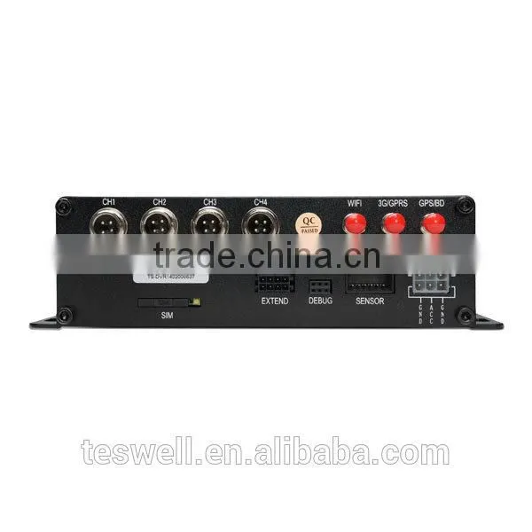 4ch Dual SD Card Mdvr 3G,GPS,WIFI Gps Tracking System photo-2