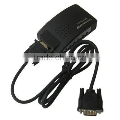 Black High Resolution Video and S-Video to VGA Converter photo-3