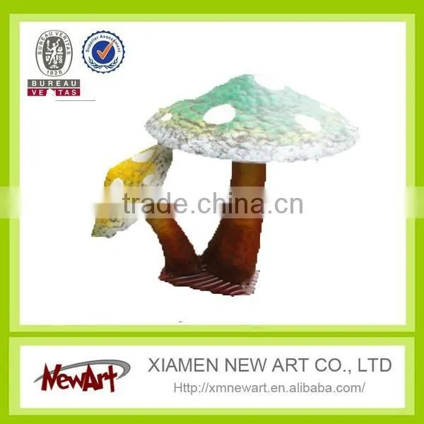 Colorful Metal Garden Decorative Muchroom, Ourdoor Ornemant Crafts