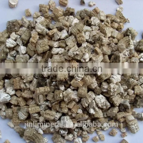 Golden and Silvery White Expanded Vermiculite/exfoliated Vermiculite photo-2