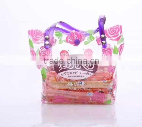 500g Hand Bag Shaped Plastic Fruit Stick Jelly photo-2