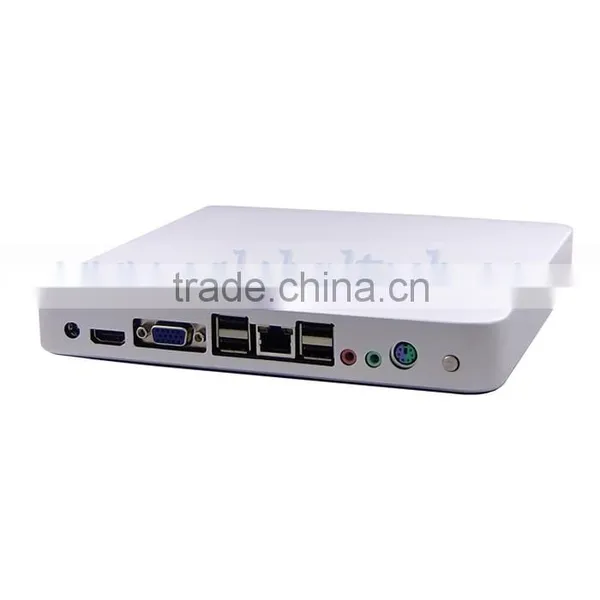 Ultra Thin Station Mini PC Dual Core Intel D2500 CPU With HDMI Port photo-2