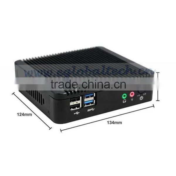 Fanless Mini PC With Intel Celeron J1900 2.0GHz Quad Core 4GB Ram 32GB SSD Dual Lan Win7/Win8/Linux photo-3