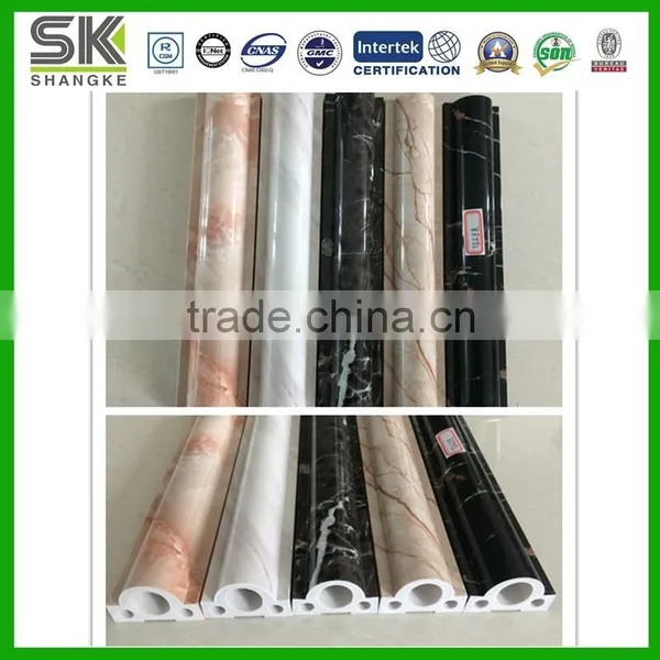 2015 New Products Low Cost Building Materials Interior Decorative Plastic Marble Skirting photo-4