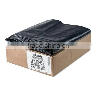 Black Plastic Garbage Bag photo-3