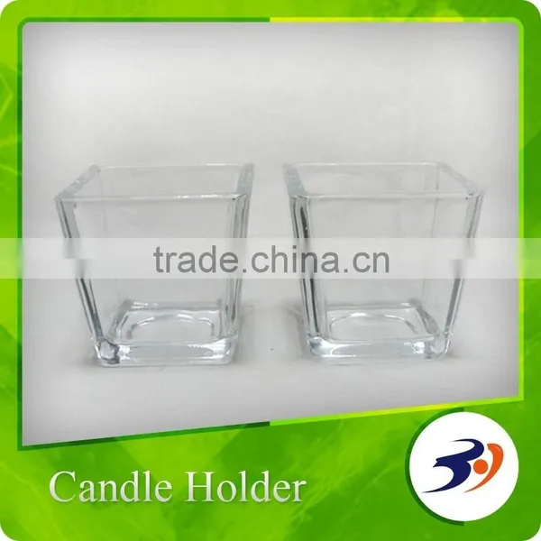 Modern Clear Glass Candle Holder With Lid photo-6