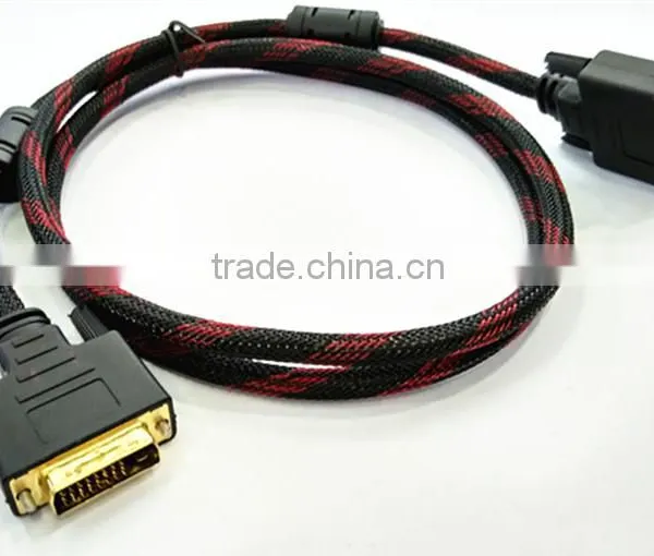 High Quality and Fast Shipping DVI-D Digital to DVI-D Digital 24+1 Dual Link M/M Cable photo-2