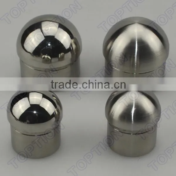 Stainless Steel Handrail Balustrade Tube Dome End Cap photo-4
