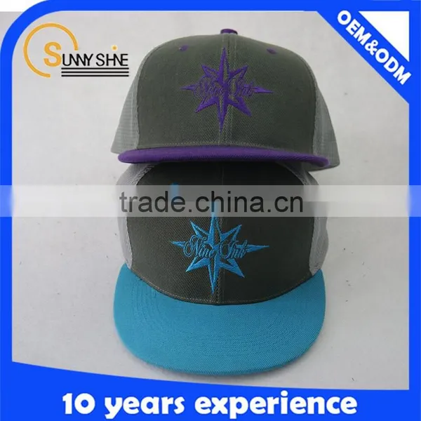 Wholesale 3D Embroidery 6 Panel Snapback Trucker Hat Custom Trucker Hat photo-5