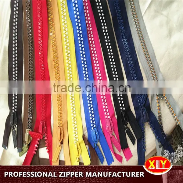 Shenzhen Xly Zipper Manufacturer , Fancy Diamond Zipper photo-6