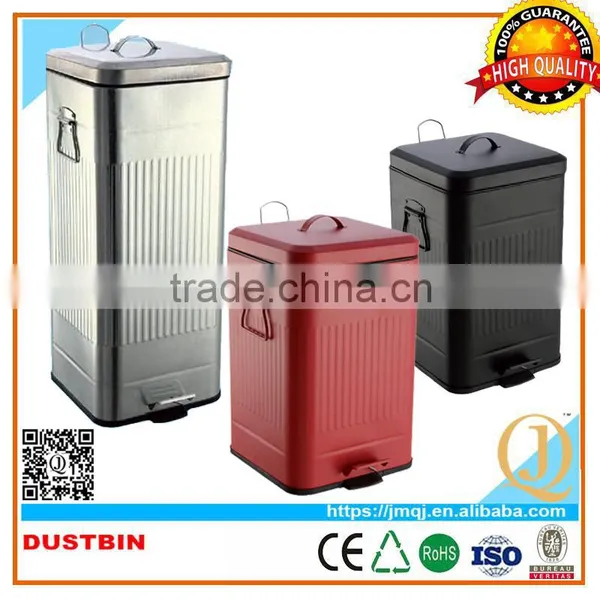 20L Metal Foot Pedal Dustbin for Waste Office Waste Garbage Bin For Sale photo-2