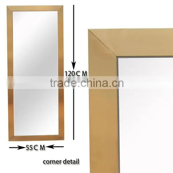Gold Stainless Steel Mirror Frame photo-3
