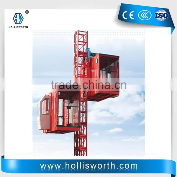 CE Approved Electric Construction Wire Rope Hoist photo-3