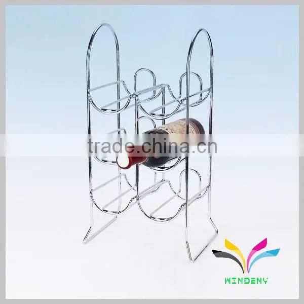 OEM Design Metal Black 8 Bottles Wine Display Rack for Bar photo-6