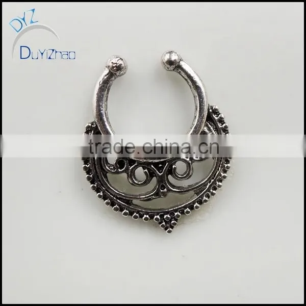 Unique Indian Fake Nose Ring Piercing for Septum photo-2
