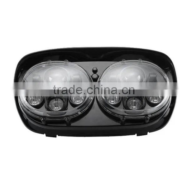 Motorcycle Daymaker Projector LED Headlight Dual Mount Bracket For Harley Davidso-n Daymaker Headlamp Mount Bracket photo-5