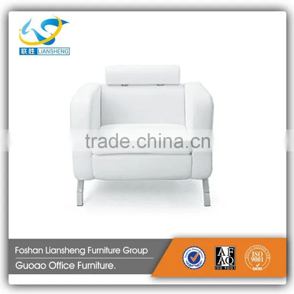 Modern Italian Cheers Leather Sofa Model Office Furniture S719 photo-3
