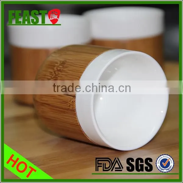 2015 NEW Design Ceramic Coffee Cup Hot Selling Wholesale Ceramic Mugs Bamboo Base Ceramic Coffee Cup photo-5