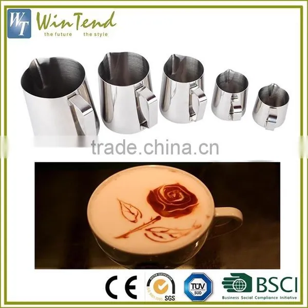 Milk Pitcher 350ml 600ml Sharp Beaks Coffee Frothing Stainless Steel Milk Jug photo-3