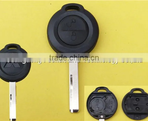 Auto Key 2 Button Remote Key Shell Blank For Mitsubishi Key