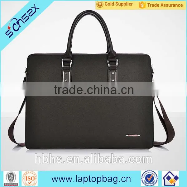 Genuine Leather Briefcase Hard Case Bags For Laptop Computer Waterproof Briefcase photo-3