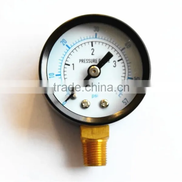 High Quality Water Pump Pressure Gauge Compressor Pressure Gauge From Ningbo Zend Factory photo-2