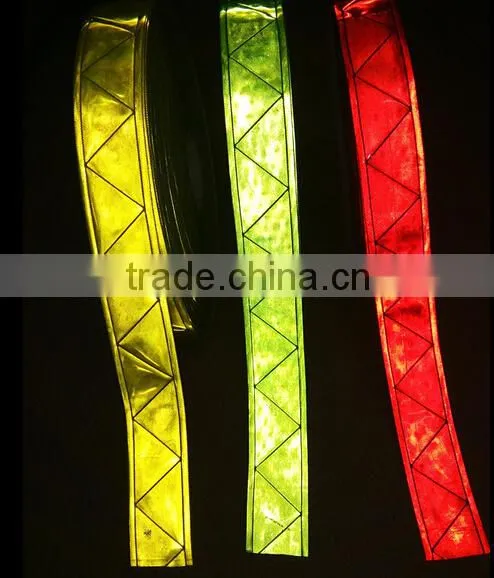 Reflective Strip of PVC Reflective Cloth Material Tape photo-3