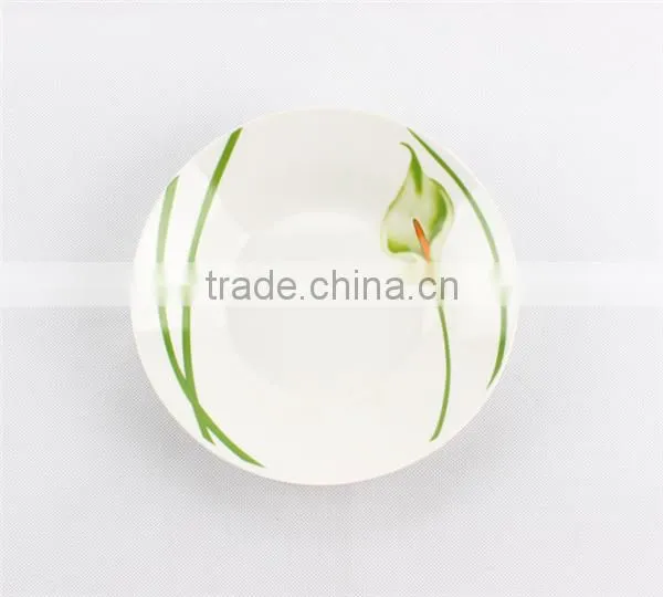 Wholesale Restaurant Super White Excellent Quality Ceramic Porcelain Dinner Plate