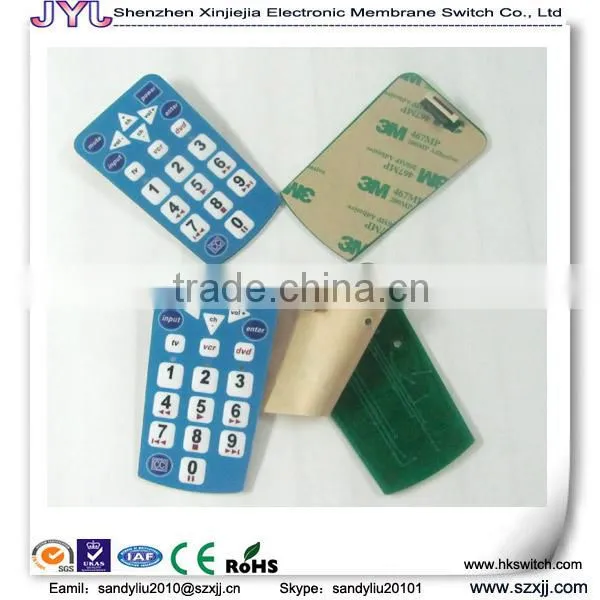 Hot Embossing PCB Membrane Switches Keypad photo-3
