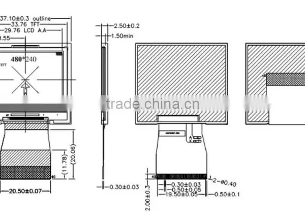 320 * 240 TFT LCM LCD Display (ybt15p00) photo-5