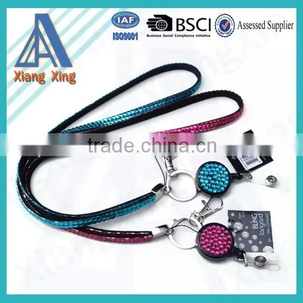Colorful Crystal Necklace Rhinestone Funny Lanyards for Sale photo-5