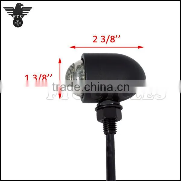 Smoke Lens Aluminum LED Winker Light Custom Motorcycle Turn Signals photo-6