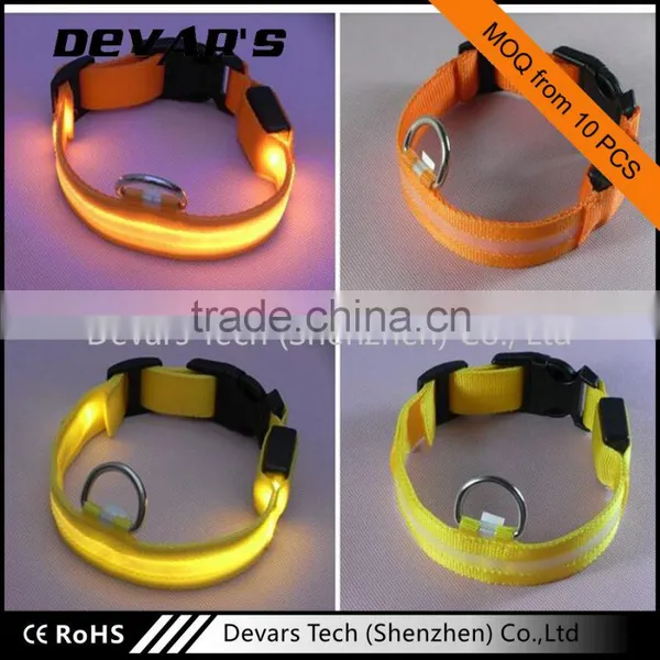 LED Flashing Light Band Belt Safety Pet Accessories Dog Collar photo-5