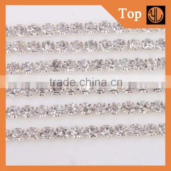 Colorful Outlook Whole Sizes Avalible Crystal Rhinestone Cup Chain photo-2