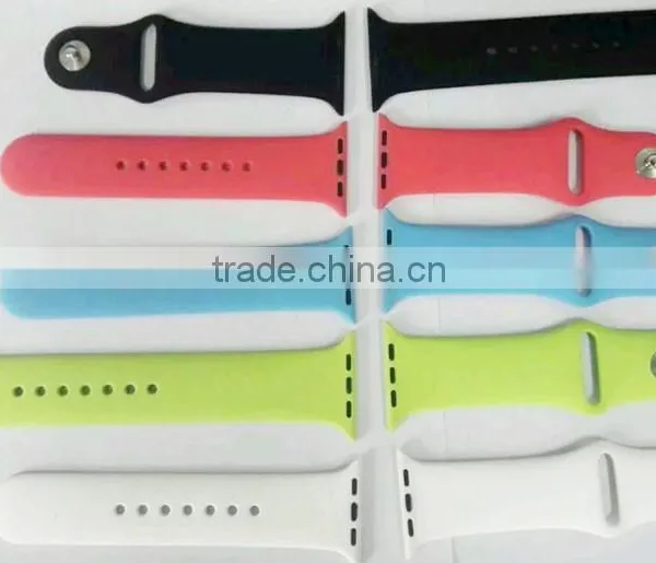Watch Sport Band 38mm/42mm Rubber Strap Bracelet Fitness Replacement Wrist With Aluminum Connector Adjustment Length For Iwatch photo-4