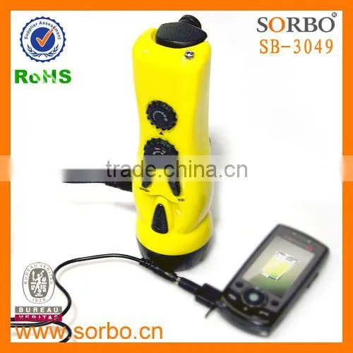Hand Crank FM&AM Radio With Flashlight Torch photo-6