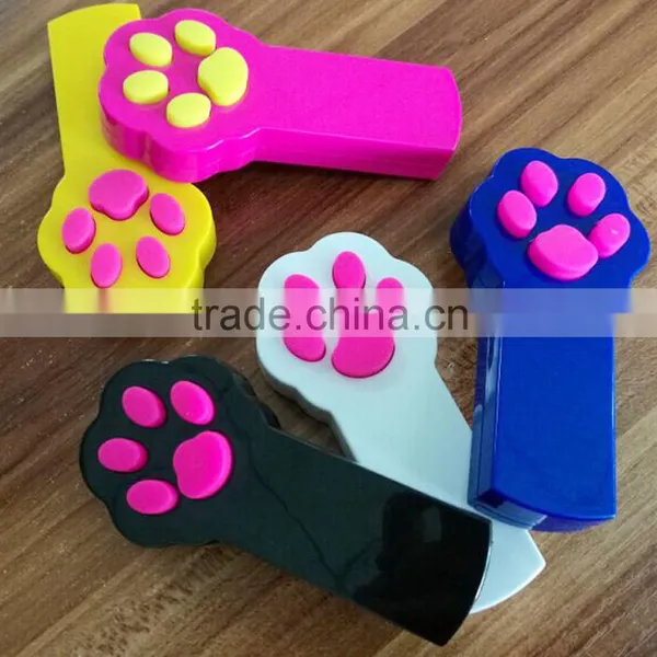 Winod Cat Paw Shape Laser Beam WIN-1923 Paw Patrol Set Blister Packing Green Laser Pointer With 5 Pattern Heads